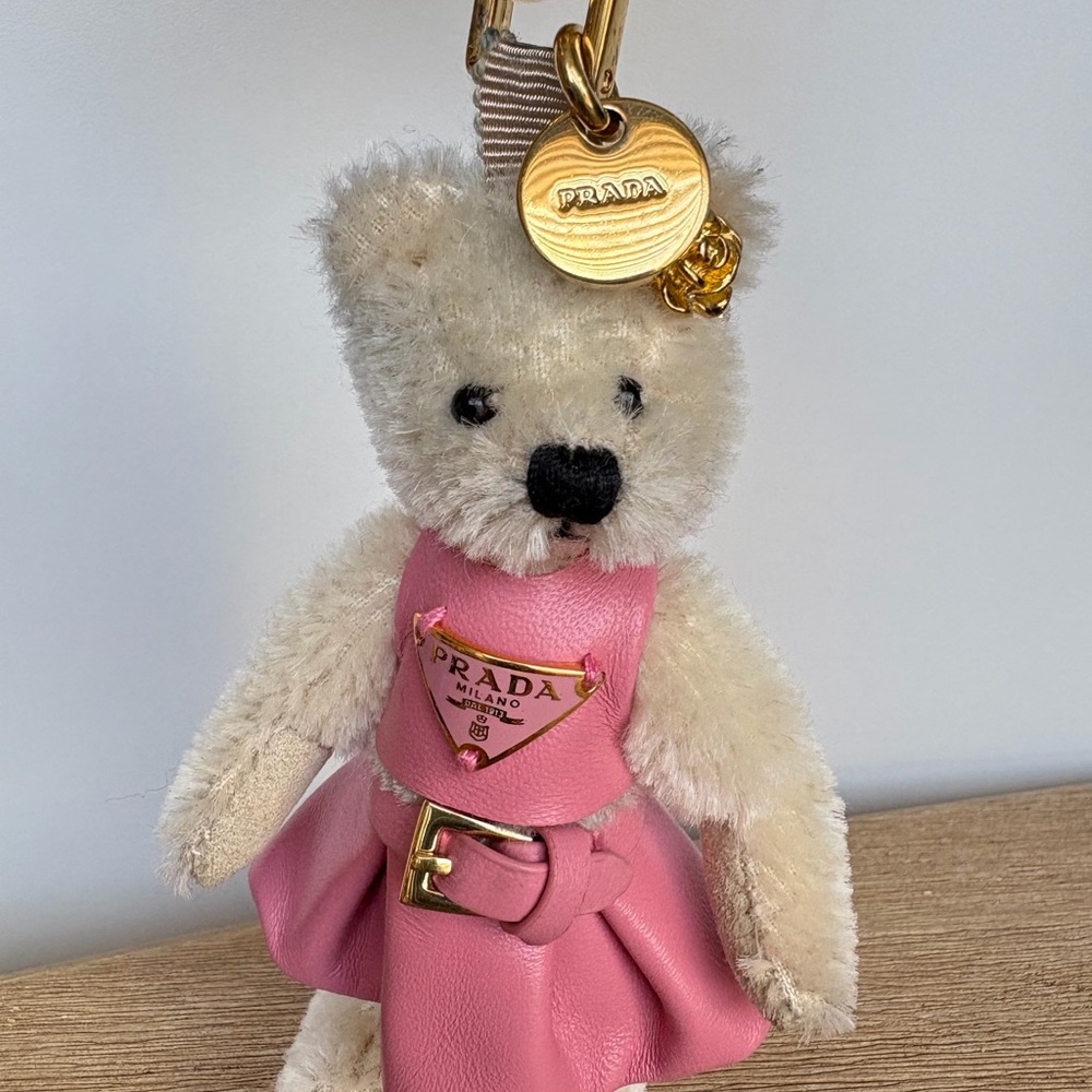 Prada Teddy Keychain Charm - Picture 11 of 12